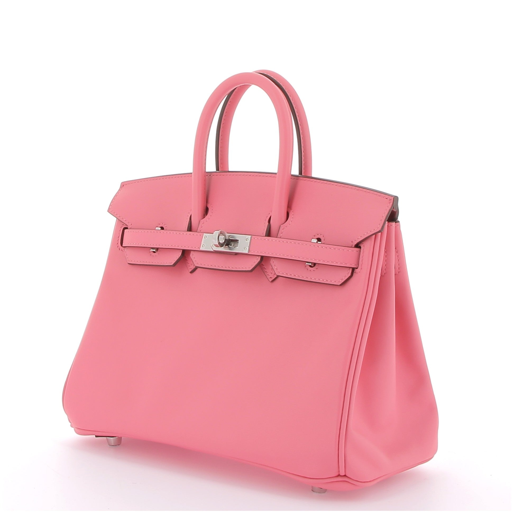 HERMES Birkin 30 Rose Confetti Swift Finition Palladié