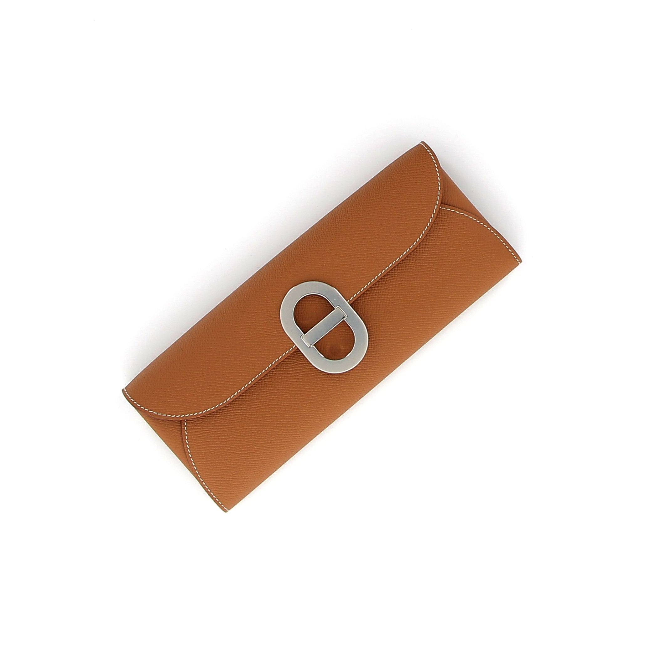 Hermès Maillon To Go Wallet in Gold Epsom with Palladium Hardware
