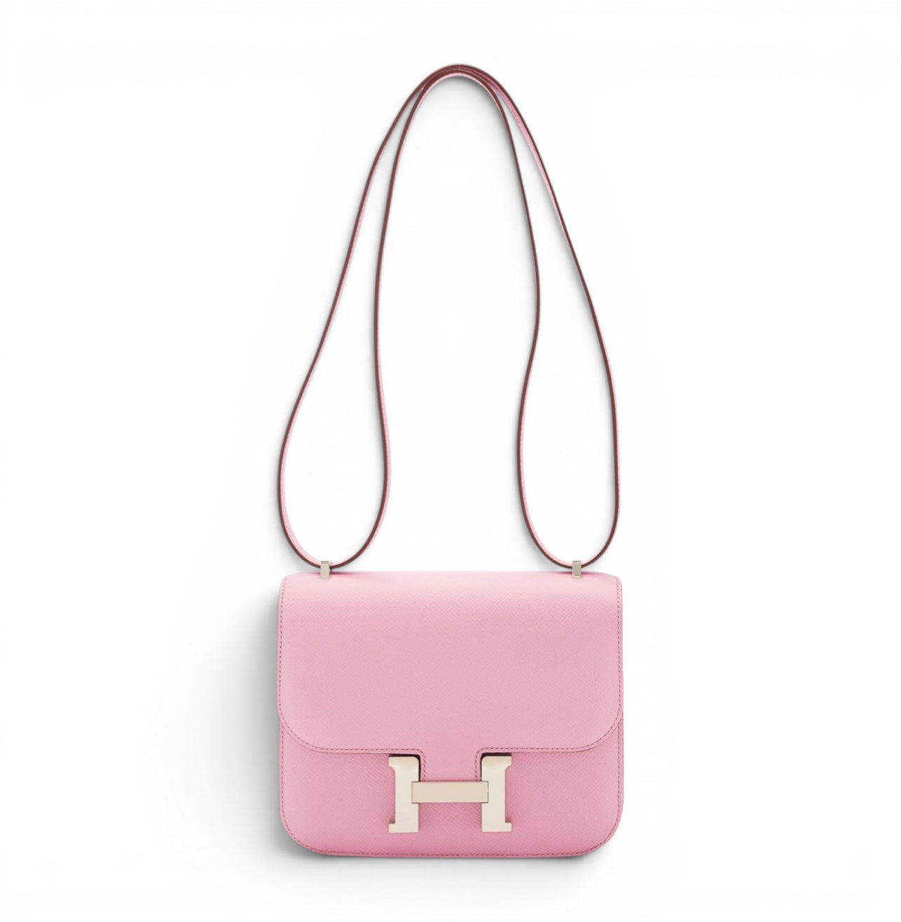 HERMES Constance 18 Mauve Sylvester Cuir Epsom Fintion Palladie