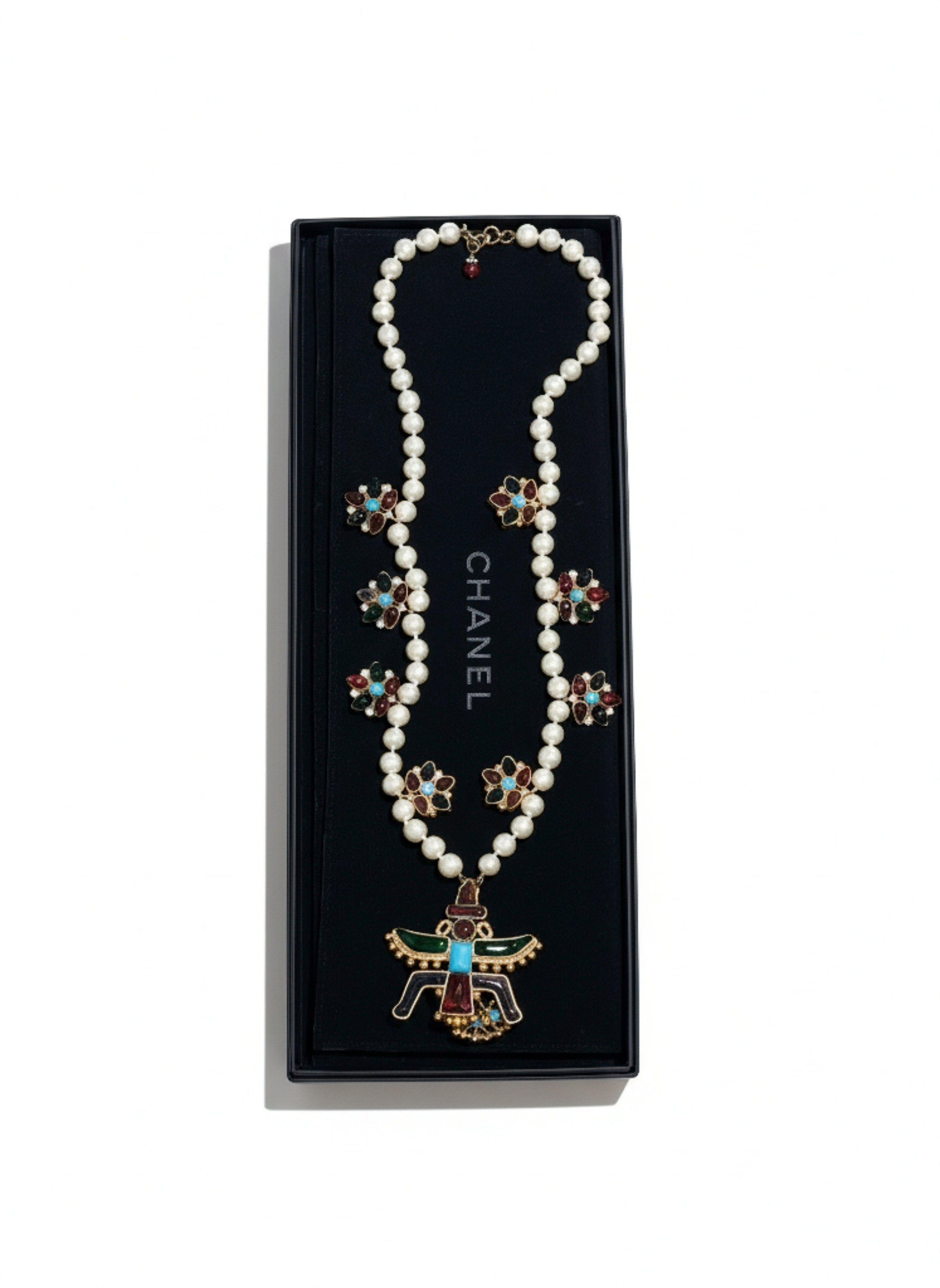 Chanel American Indian Zuni Inspired Lariat Fall Winter 1993