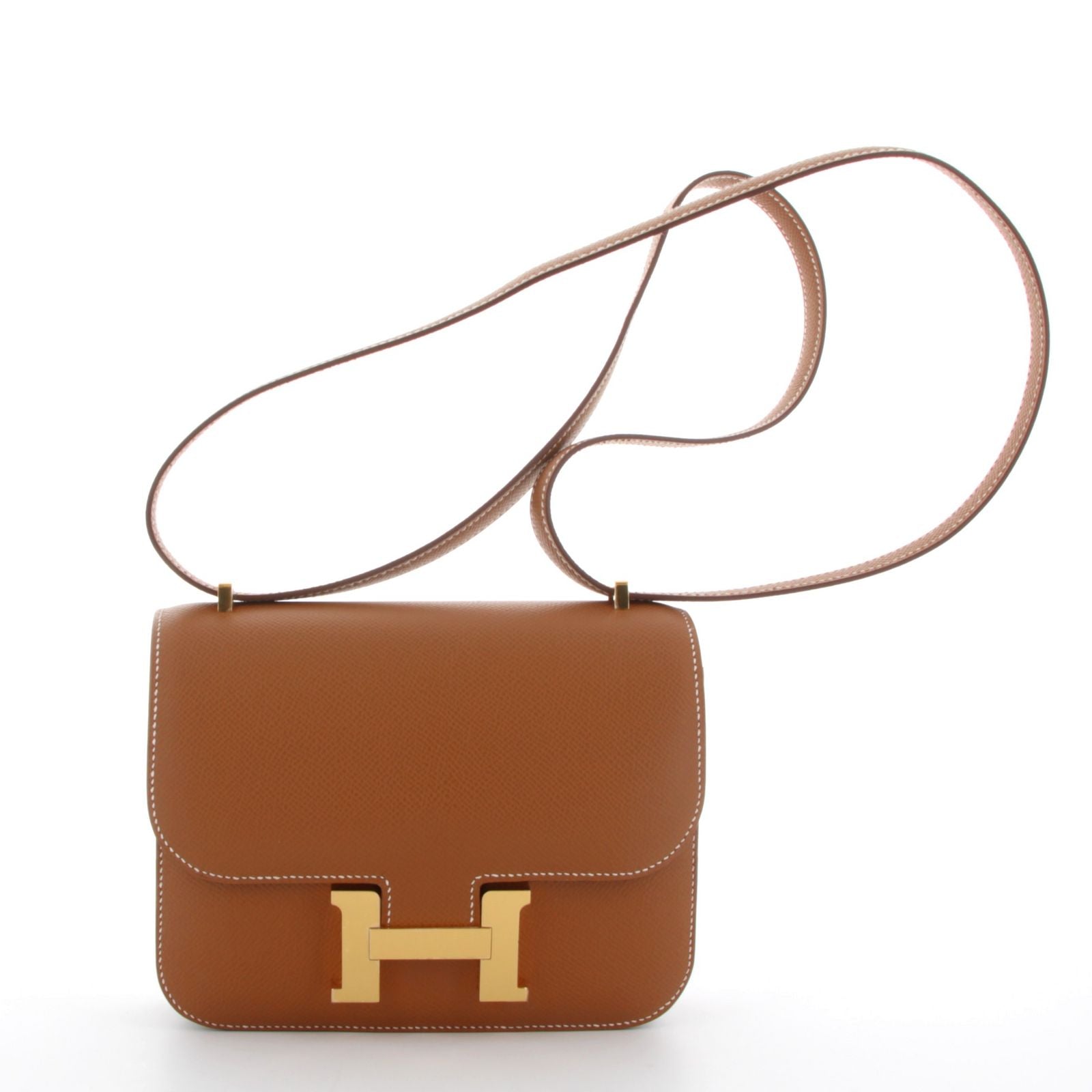 HERMES Constance 18 Gold Epsom Gold Hardware (Yellow Gold)