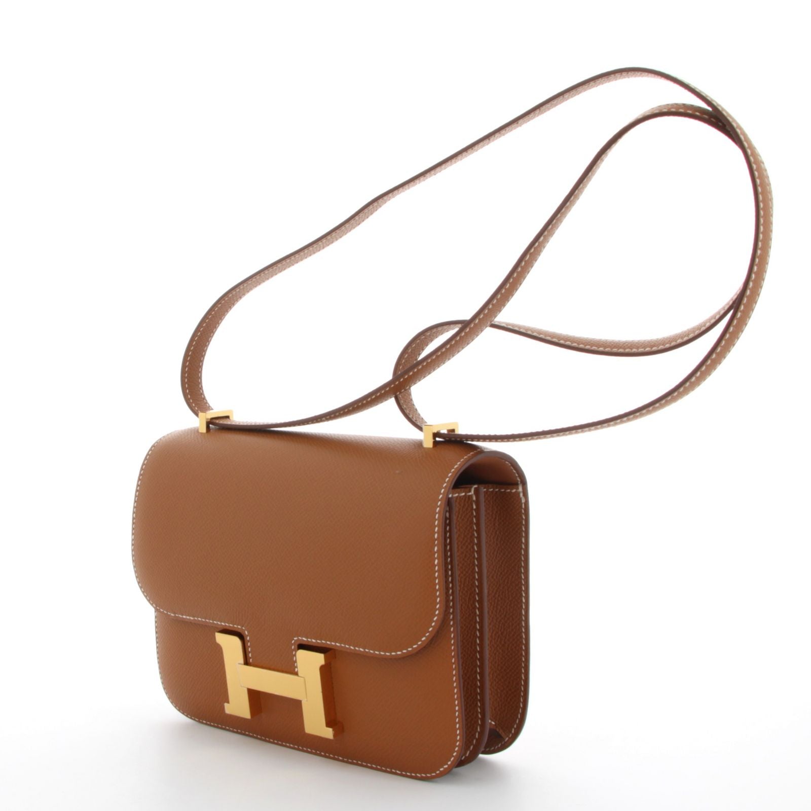 HERMES Constance 18 Gold Epsom Gold Hardware (Yellow Gold)