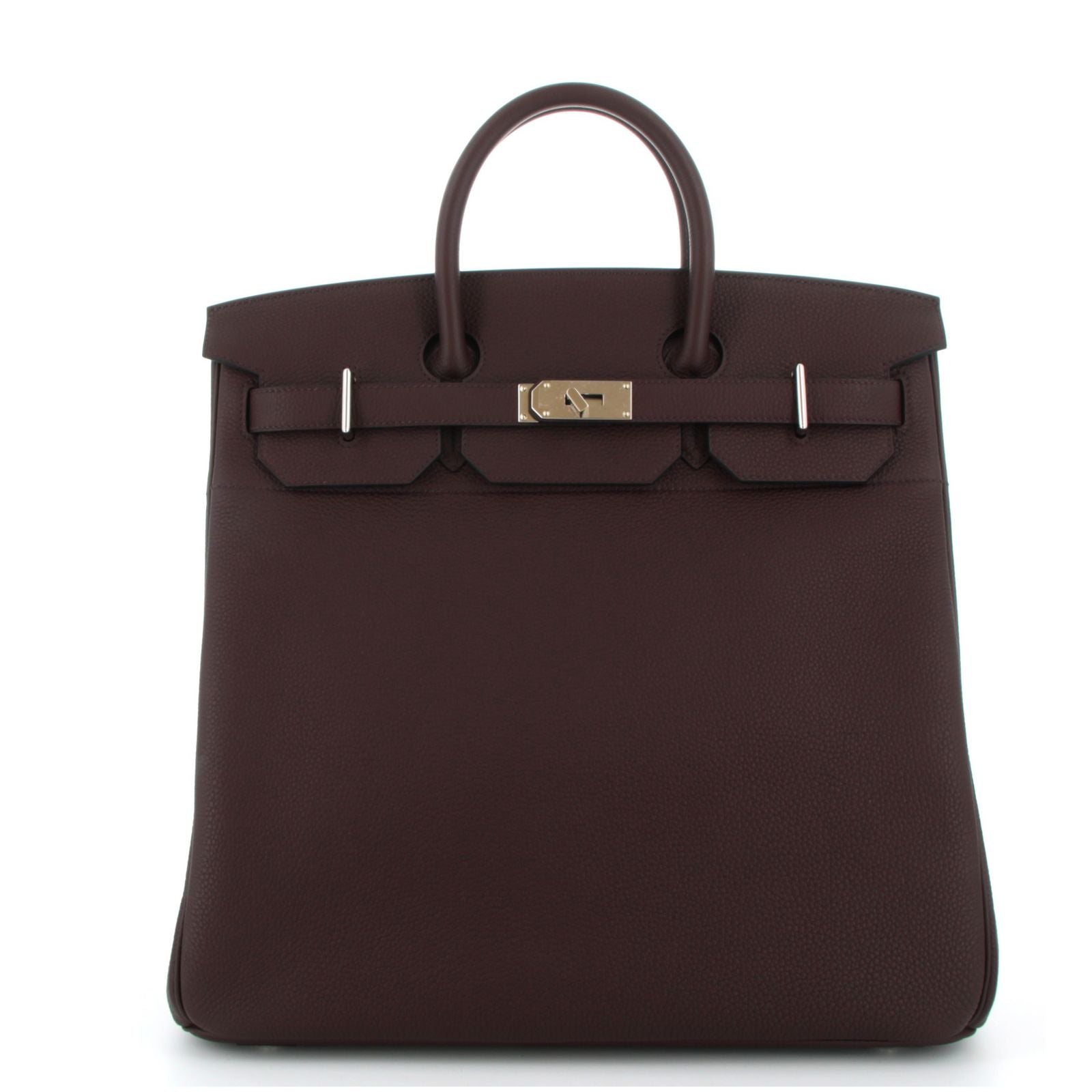 HERMÈS HAUT À COURROIES 40 ROUGE H TOGO HSS SPECIAL ORDER FINITION Palladié
