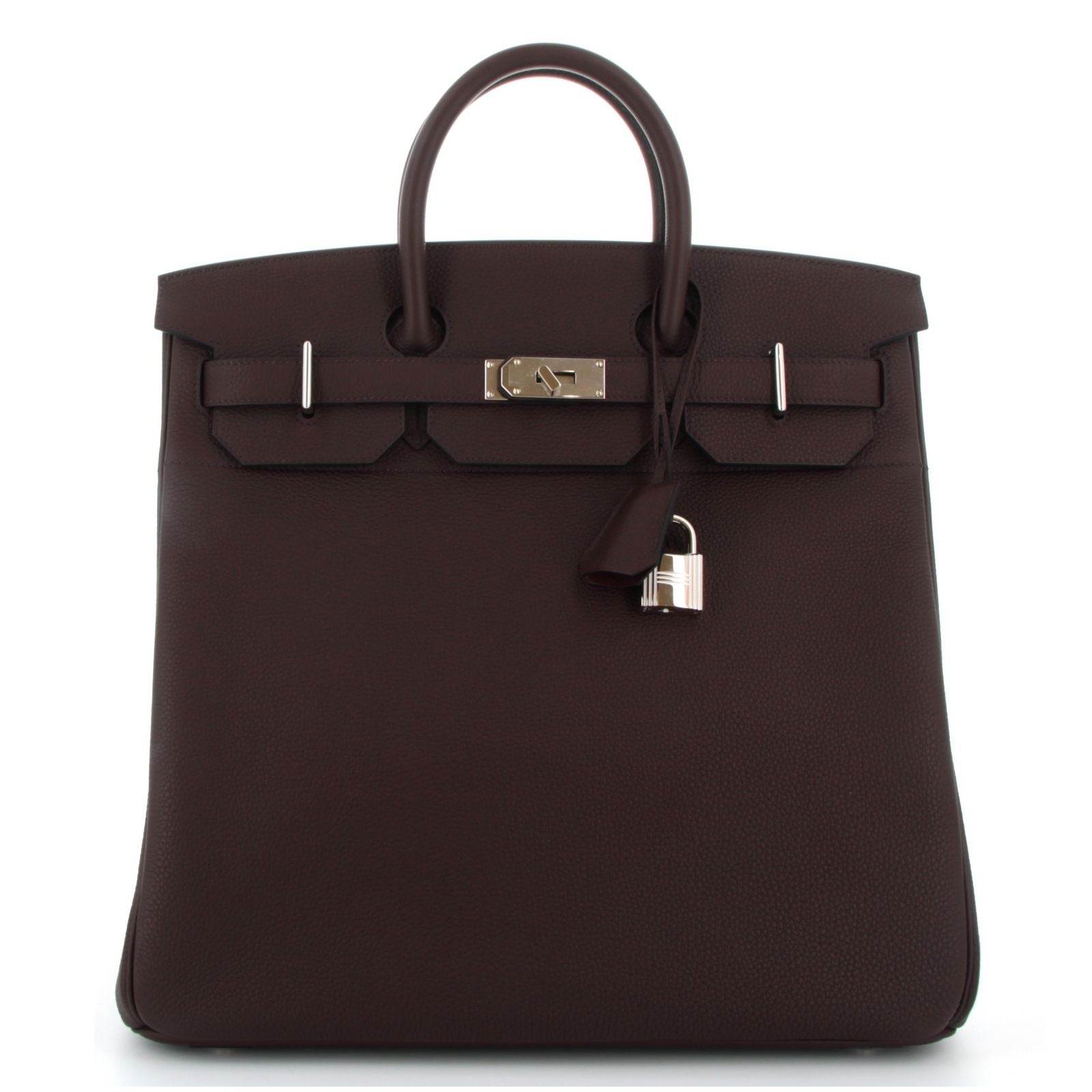 HERMÈS HAUT À COURROIES 40 ROUGE H TOGO HSS SPECIAL ORDER FINITION Palladié