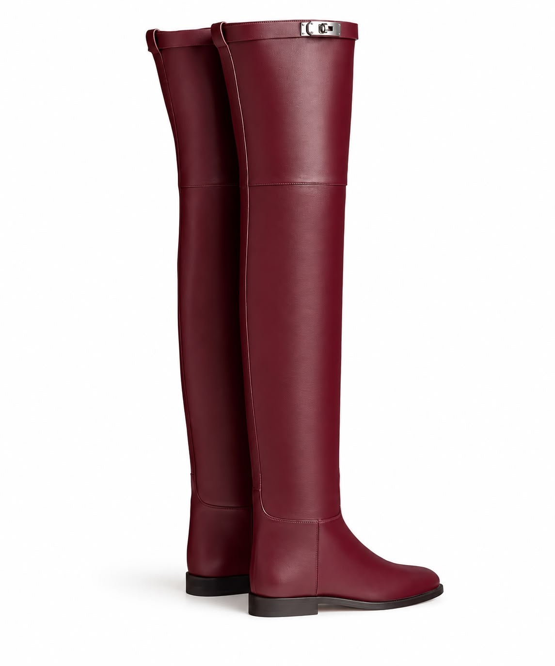 HERMÈS BOTTES HAUTES BORDEAUX