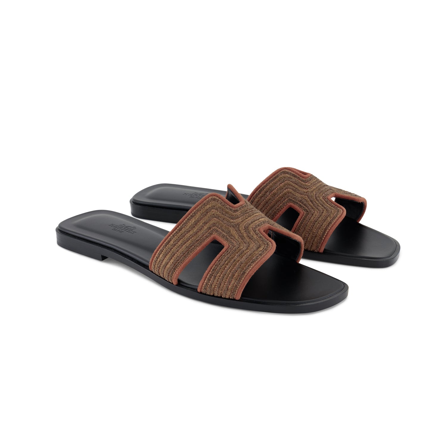 HERMES Oran Dabka Rouge De Turin Goat Leather